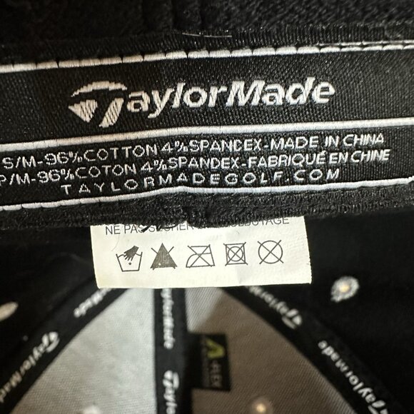 TaylorMade RBZ ROCKETBALLZ Black Golf Hat Cap Flex Fullback S/M - Picture 6 of 6